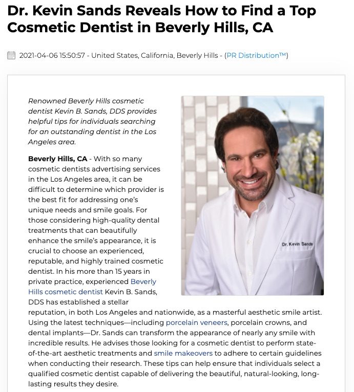 Jan 31 - Dr Catherine Song Opens New Cosmetic Dentist Practice in Beverly  Hills - Beverly Hills, CA Patch